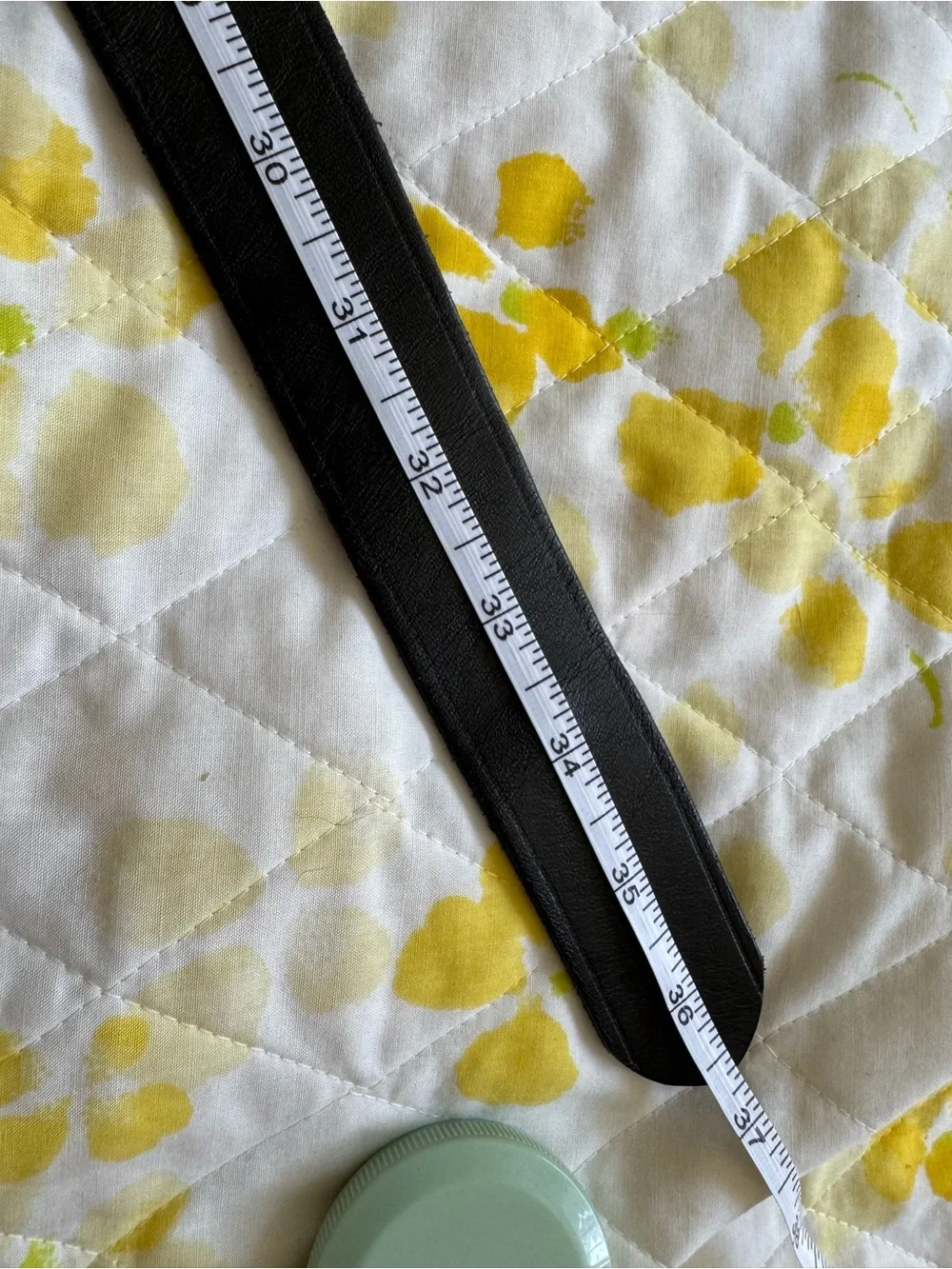 Madewell Classic Black Leather Belt with Gold Buckle - Women's Accessory size sm